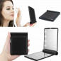 Folding Pocket Mirror Cosmetic Compact with 8 LED Lights Lamps Makeup Portable