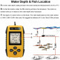 328FT Portable Fish Finder Depth Echo Sonar Alarm Sensor Transducer Fishfinder