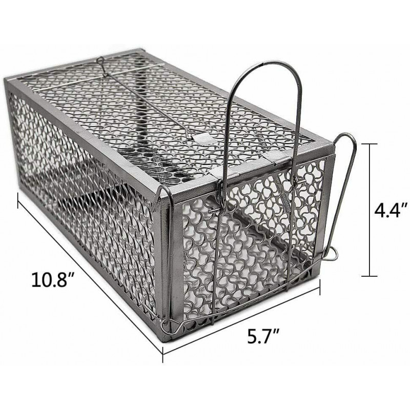 Live Humane Cage Trap for rats mice chipmunks rodents small animal Pest
