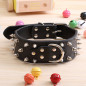 PU Faux Synthetic leather spiked Rivet dog collar Rivet FOR LARGE Dog / pitbull