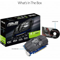 ASPH-GT1030-O2G GeForce GT 1030 2GB Phoenix Fan OC Edition HDMI DVI Graphics