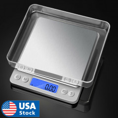 Digital Scale 2000g x 0.1g Jewelry Gold Silver Coin Gram Pocket Size Herb Grain