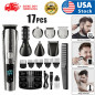 13PC Men's Beard Trimmer Cordless Hair Trimmer Hair Clipper Haircut Kit