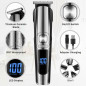 13PC Men's Beard Trimmer Cordless Hair Trimmer Hair Clipper Haircut Kit