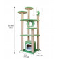 55" Cat Tree Tower Activity Center Large Playing House Condo For Rest Green