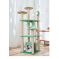 55" Cat Tree Tower Activity Center Large Playing House Condo For Rest Green