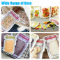 20-40PC/Set Reusable Mason Jar Bottles Zipper Snack Bags Seal Food Saver Storage