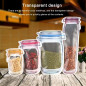 20-40PC/Set Reusable Mason Jar Bottles Zipper Snack Bags Seal Food Saver Storage