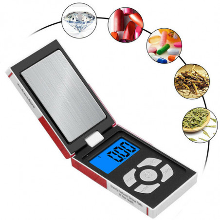 200g x 0.01g Digital Pocket Scale HCG-200 Jewelry Scale Gold Coin Reload