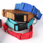 Nylon Personalized Dog Collar Custom Embroidered Name Durable pet collar