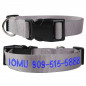 Nylon Personalized Dog Collar Custom Embroidered Name Durable pet collar