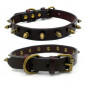 Spiked Studded Rivet Leather Dog Collar Pet Collar XS/S/M/L