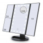 USB LED Tri-Fold 2X 3X 10X Magnifying Makeup Mirror Touch Screen Standing Lights