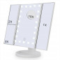 USB LED Tri-Fold 2X 3X 10X Magnifying Makeup Mirror Touch Screen Standing Lights