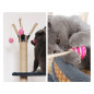 53" Cat Tree Activity Tower Pet Kitty Furniture with Cave Scratching Posts