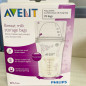 Pack 4  New Philips Avent SCF603/25 25 CT BREAST MILK STORAGE BAGS 6OZ/180ML