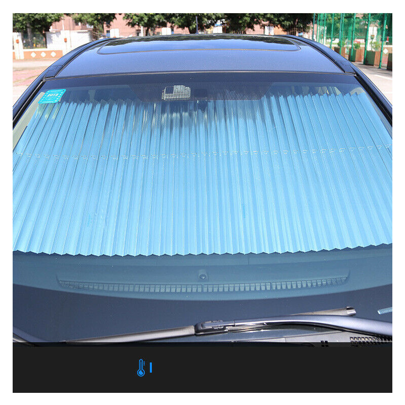Aluminum Foil window visor Retractable window car front windshield Sun