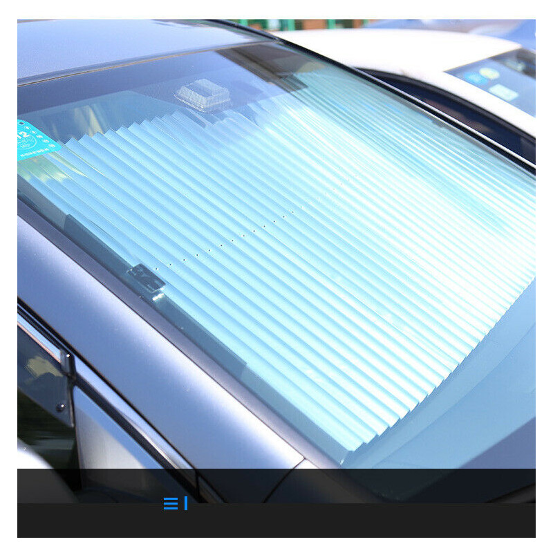 Aluminum Foil window visor Retractable window car front windshield Sun