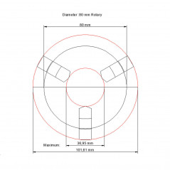 AOK LASER 4th axis 80mm rotary attachment with driver  for laser marking machine