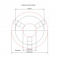 AOK LASER 4th axis 80mm rotary attachment with driver  for laser marking machine