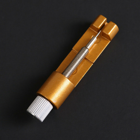 Adjustable GOLD Metal Watch Band Strap Bracelet Link Pin Remover Repair Tool Kit
