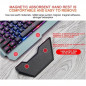 Computer Gaming Keyboard RGB LED Backlit Mechanical Feeling For PS4 PS5 PC