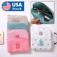 Waterproof Travel Storage Bag Electronics USB Charger Case Data Cable Organizer