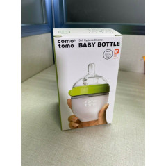 Comotomo Natural Feel Baby Bottle -150ml - 5 oz - Green