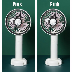 2Pack Portable Rechargeable Fan Handy Fan Pocket Size Air Cooler USB w/ Battery