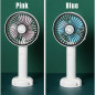 2Pack Portable Rechargeable Fan Handy Fan Pocket Size Air Cooler USB w/ Battery