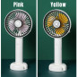 2Pack Portable Rechargeable Fan Handy Fan Pocket Size Air Cooler USB w/ Battery