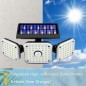 2Pack Solar Lights Motion Sensor, Security LED Waterproof Adjustable head