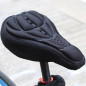 Padded Bike 3D Gel Saddle Seat Cover Bicycle Silicone Soft Comfort Pad Cushion