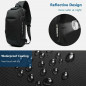 Mens Anti-theft Lock Shoulder Chest Bag With USB Oxford Travel Backpack L