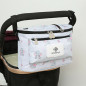 Baby Stroller Organizer Pushchair Safe Console Tray Cup Holder Hanging Bag