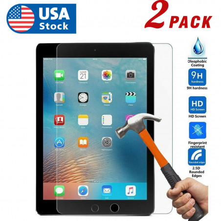 2X For Apple iPad Pro 10.5" HD Clear Tempered Glass Screen Protector Film Guard