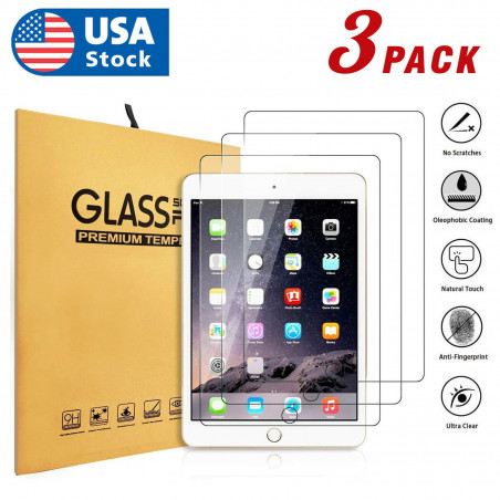 3X For Apple iPad Pro 10.5" HD Clear Tempered Glass Screen Protector Film Guard