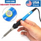 Electric Soldering Iron Gun Adjustable Temperature Welding Tool 110V 60W US