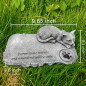 Personalise Pet Name Cat Memorial Stone Sleeping Pet Angel Grave Marker Statue