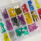 220 Pcs Car Blade Fuse Assortment Assorted Kit Blade Set Auto Truck Automotive