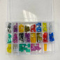 220 Pcs Car Blade Fuse Assortment Assorted Kit Blade Set Auto Truck Automotive