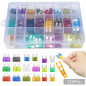 220 Pcs Car Blade Fuse Assortment Assorted Kit Blade Set Auto Truck Automotive