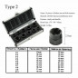 10pcs Damaged Worn Lug Nut Extractor Set Bolt Remover Twist Socket Tool 9-19mm