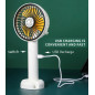 Portable Rechargeable Fan Mini Handy Fan Pocket Size Air Cooler USB w/ Battery