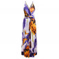 Women Floral Sexy Backless Evening Party Beach Long Maxi Dresses Boho Sundress