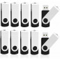 10PCS 4GB Swivel USB 2.0 Flash Drive Thumb Pen Drive Storage Memory Stick U Disk