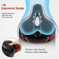 Comfort Wide Big Bum Soft Gel Cruiser Bike Saddle Bicycle Seat Air Cushion Pad