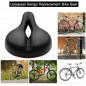 Comfort Wide Big Bum Soft Gel Cruiser Bike Saddle Bicycle Seat Air Cushion Pad