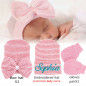 3PC Personalised Baby Boy Girl Hat Knitted New Baby Shower Gift  embroidery Name