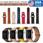 40/44mm Genuine Leather Apple Watch Band Strap for iWatch Series 5 4 3 2 38/42mm